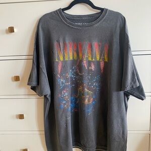 Urban Outfitters NIRVANA Gray Shirt